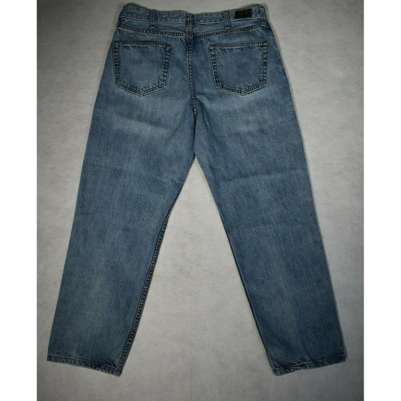 Lands' End Traditional Fit Men's Jeans Medium Wash Size 35 - Picture 4 of 8